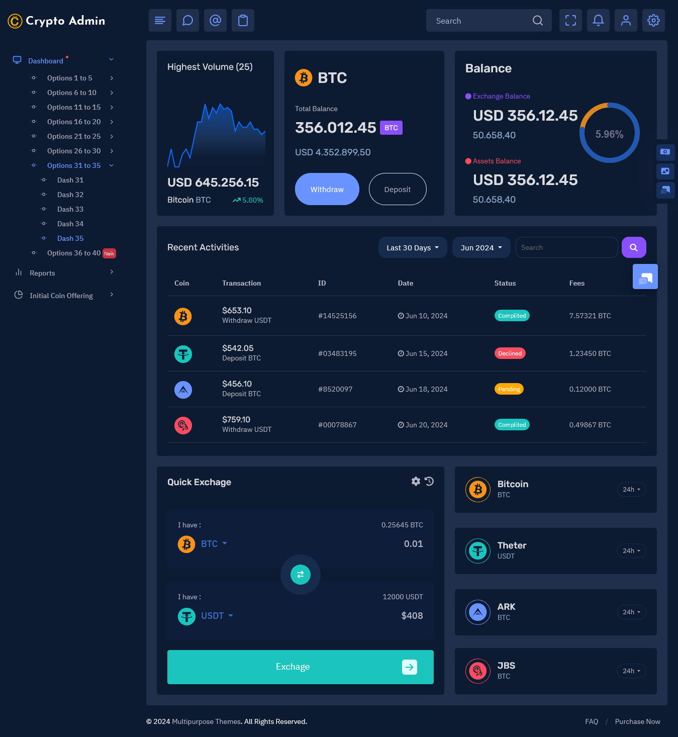 Bootstrap 5 Admin Template