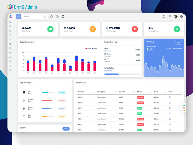 Bootstrap 5 Dashboard Template