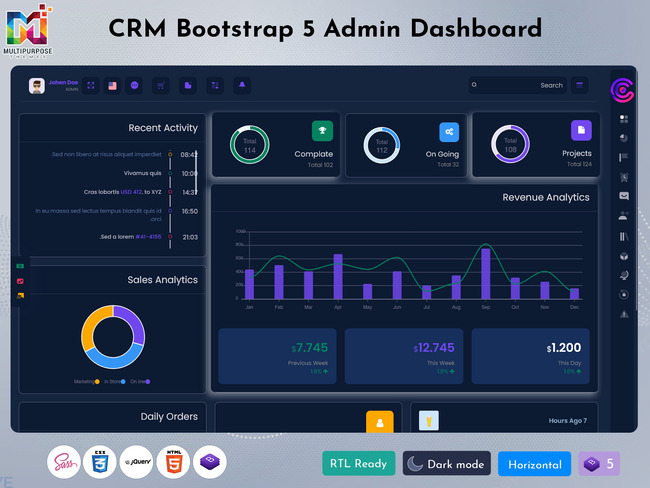 Admin Template