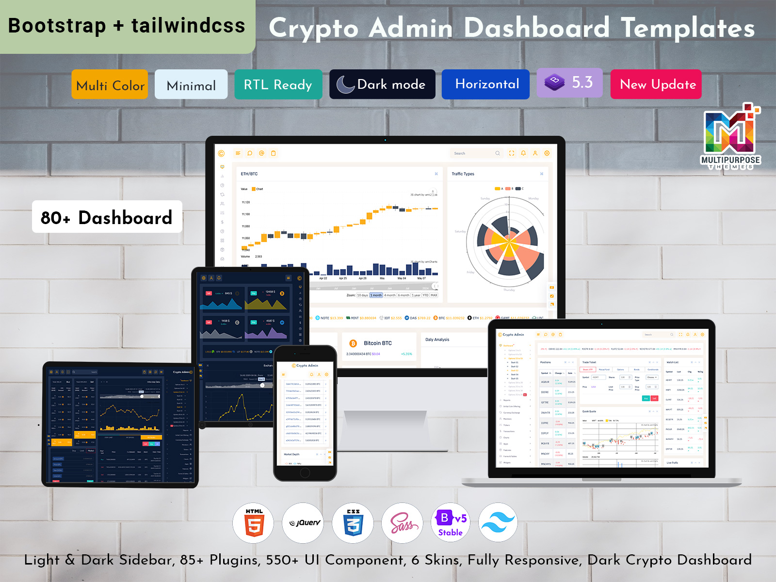 Ethereum Dashboard Template