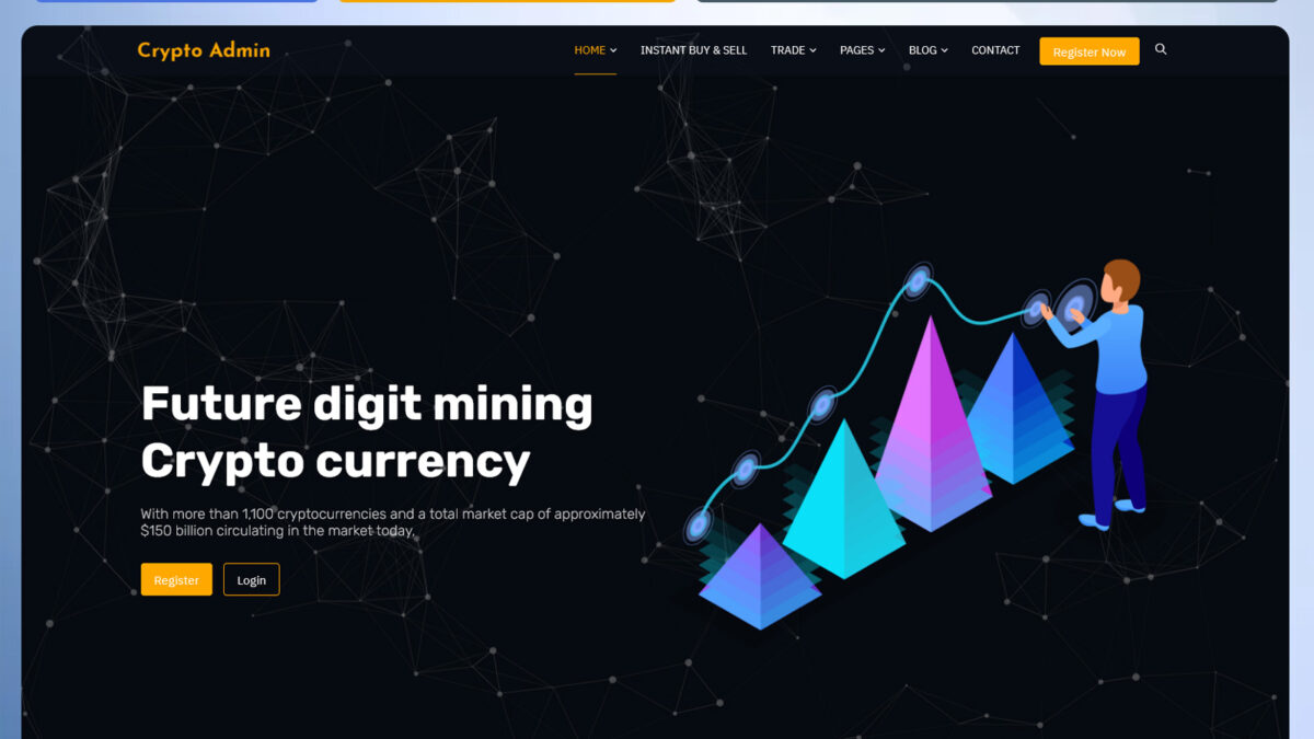 Designing a Bitcoin Apps with Crypto Admin Dashboard