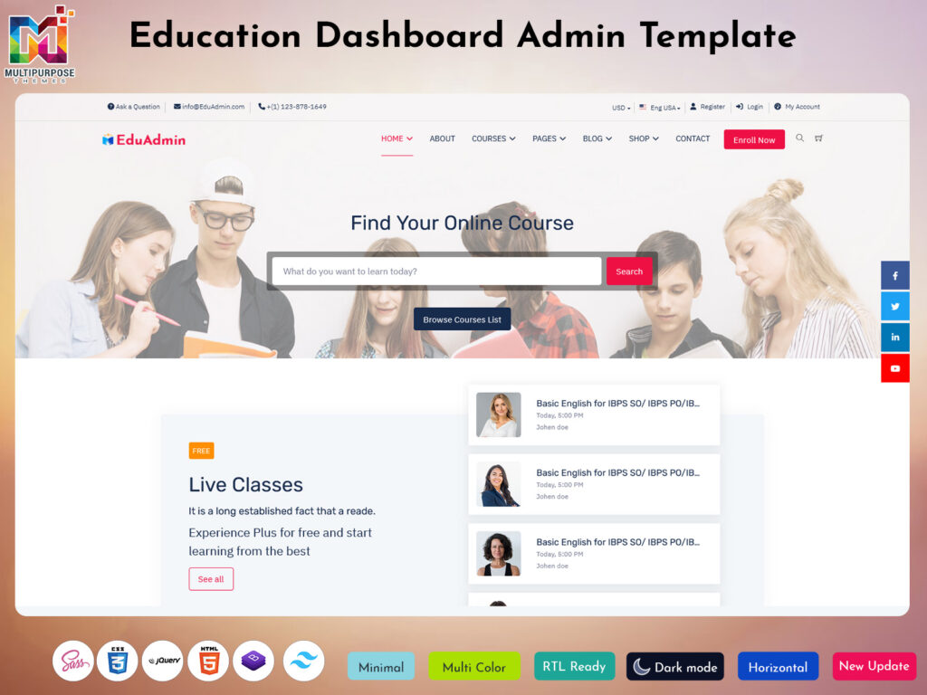 EduAdmin-Templates - MultiPurpose Themes