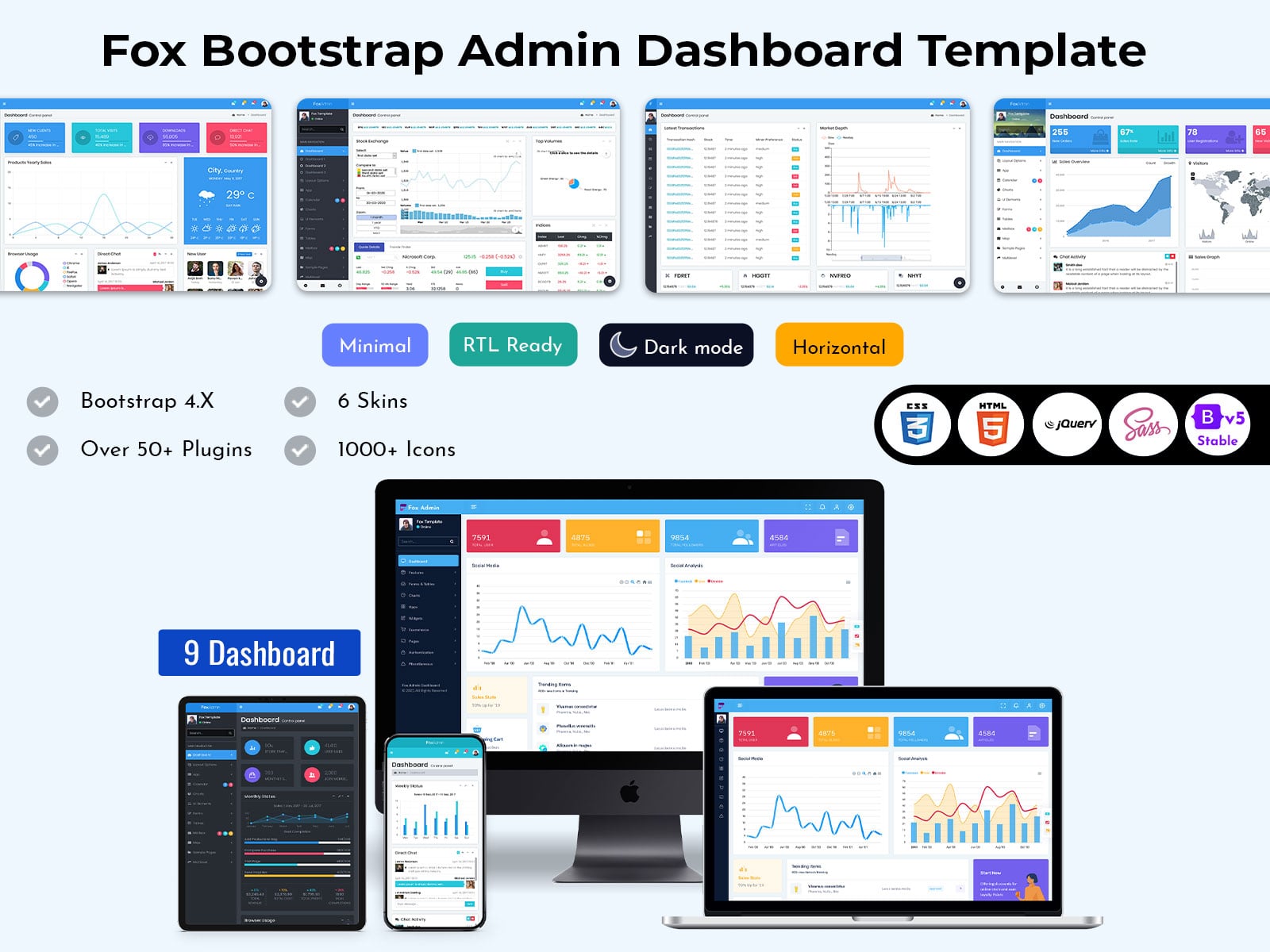 Bootstrap 5 Dashboard Template