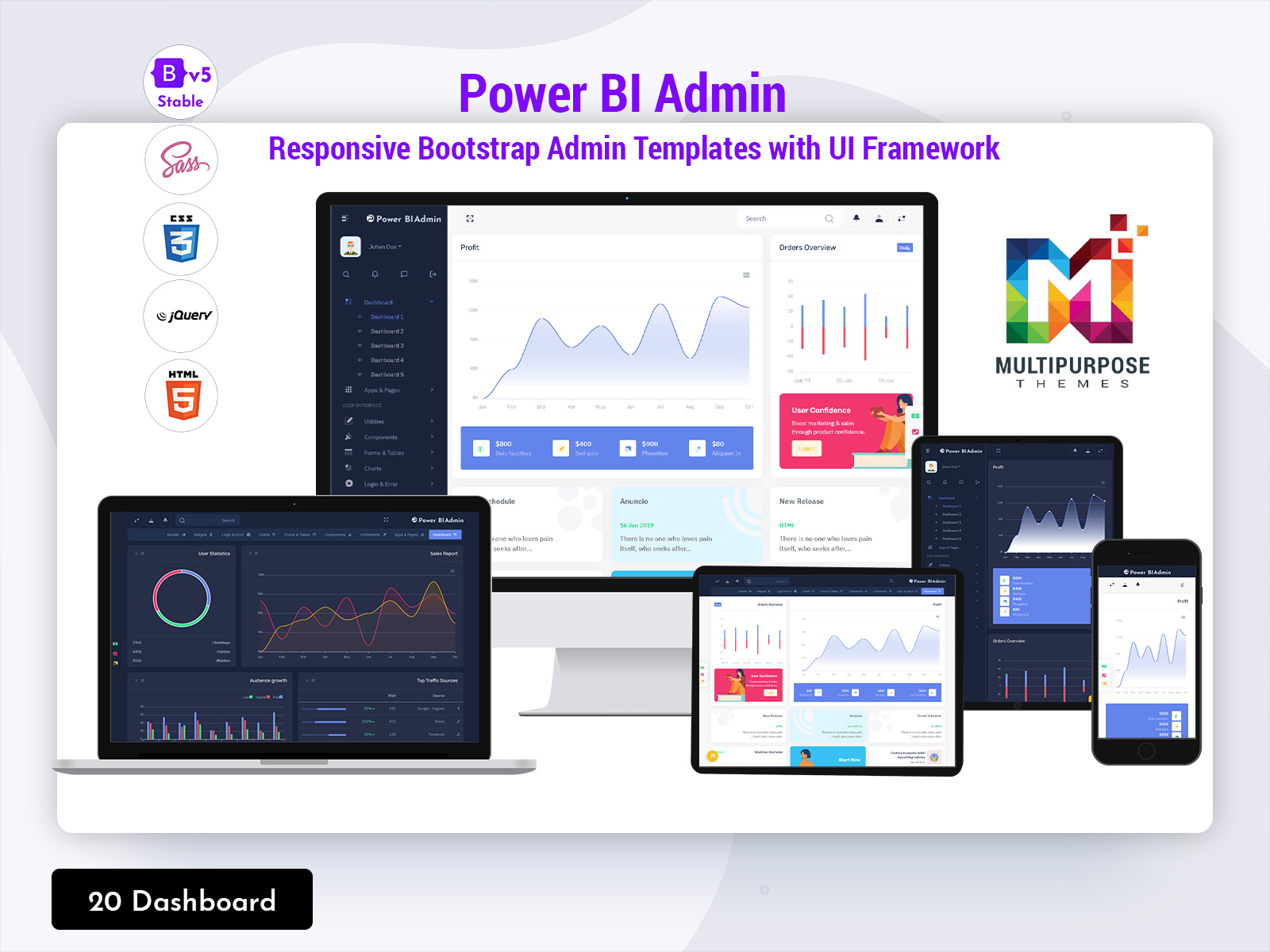 Bootstrap Admin Template