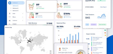 Restaurant Food Dashboard Design