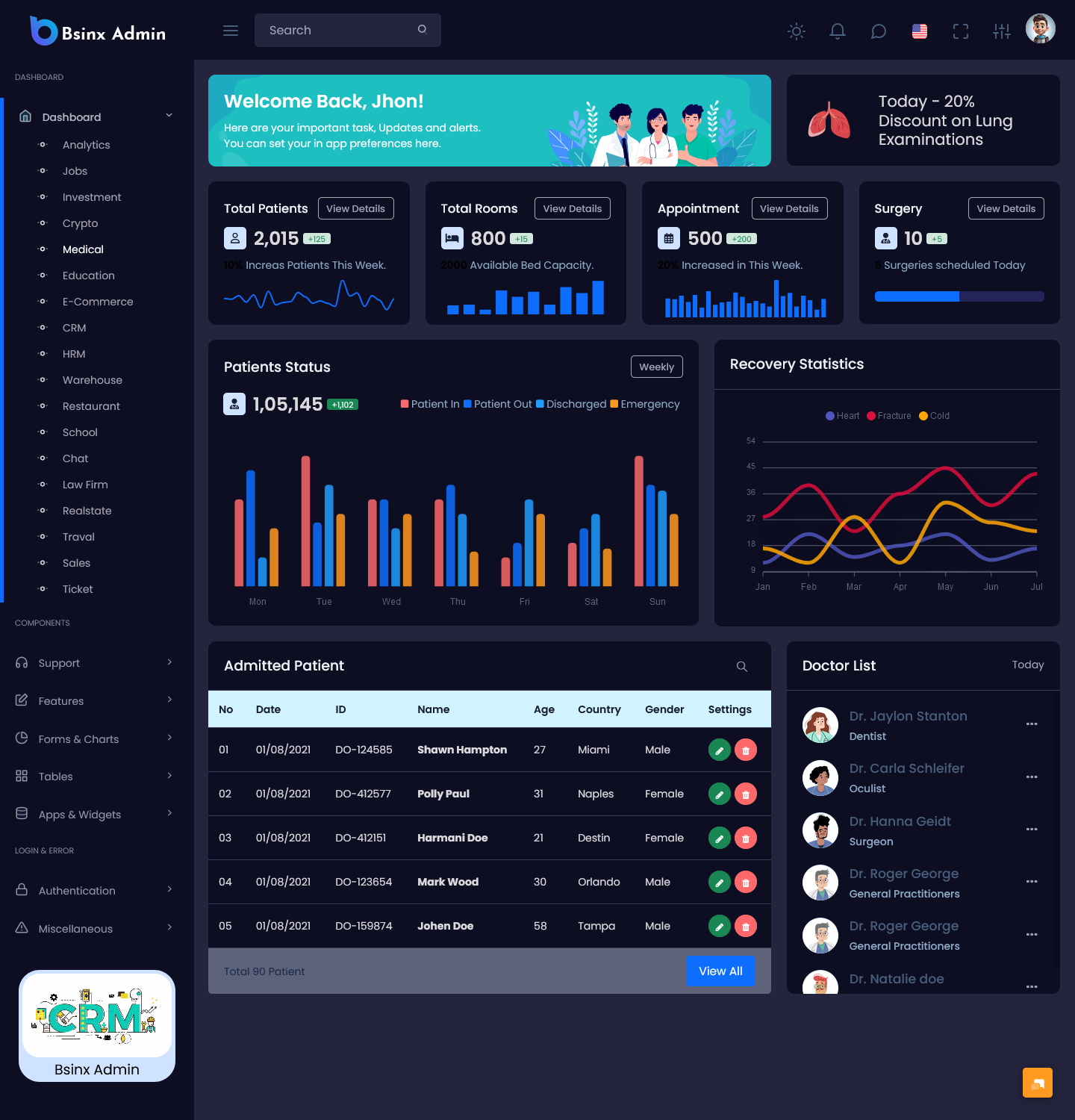 Admin Template