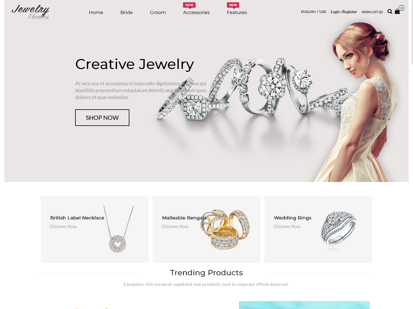 Jewelry Responsive OpenCart Theme