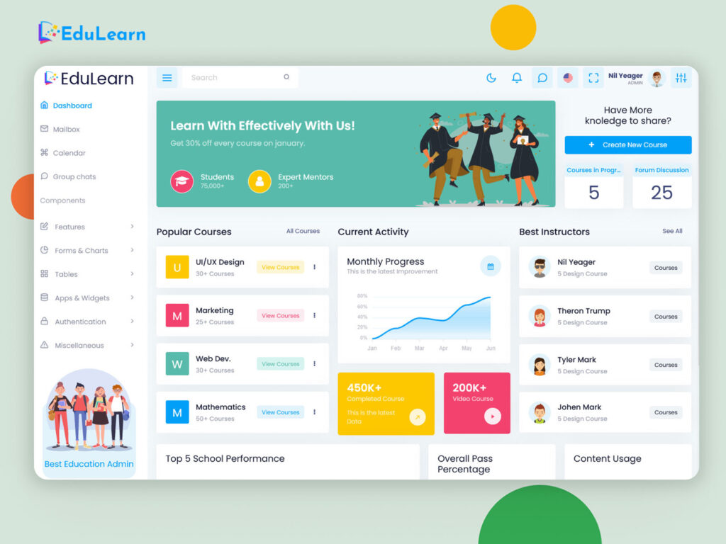 LMS Dashboard