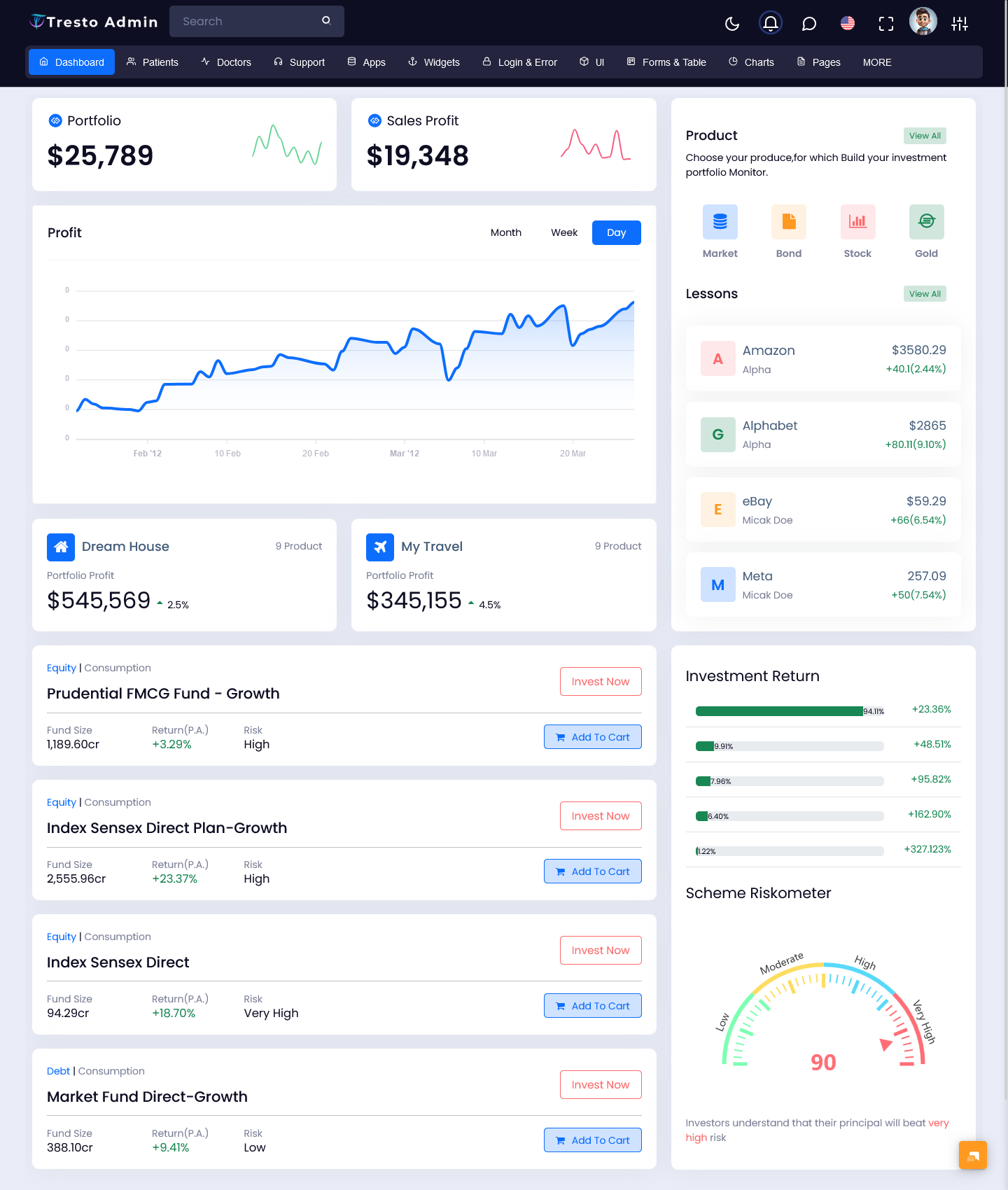Bootstrap Admin Template