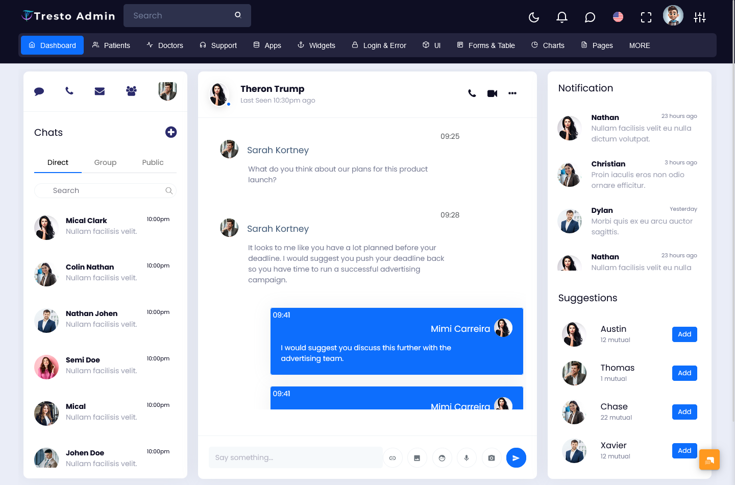 Bootstrap Admin Template