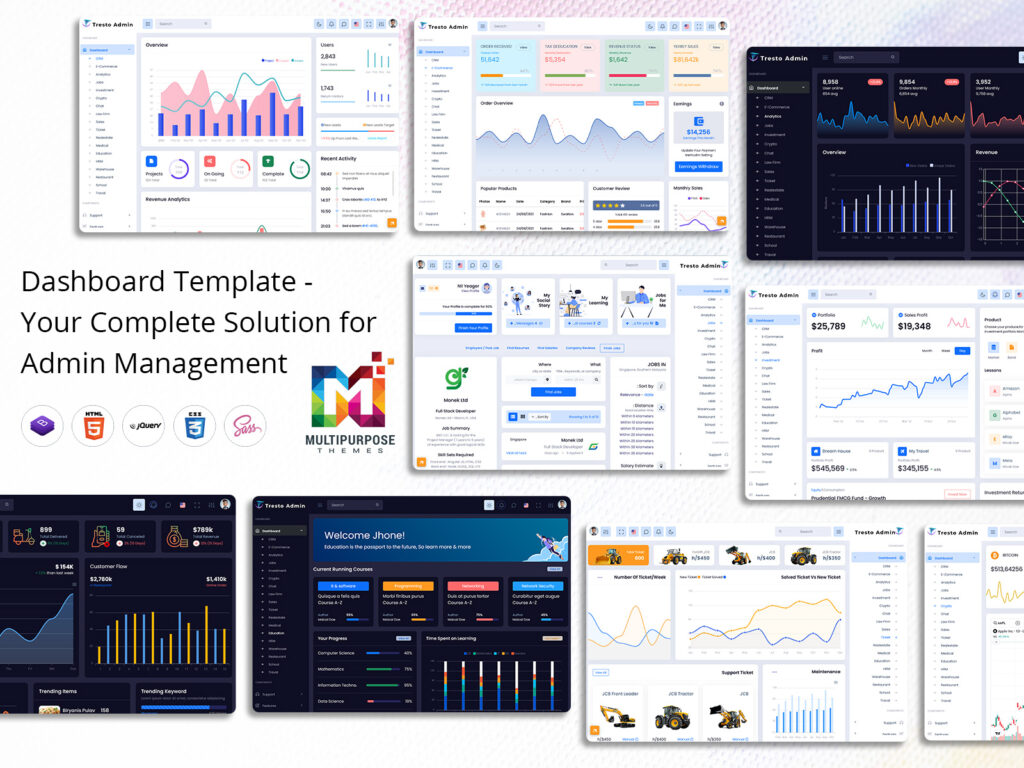 Bootstrap Admin Template - MultiPurpose Themes