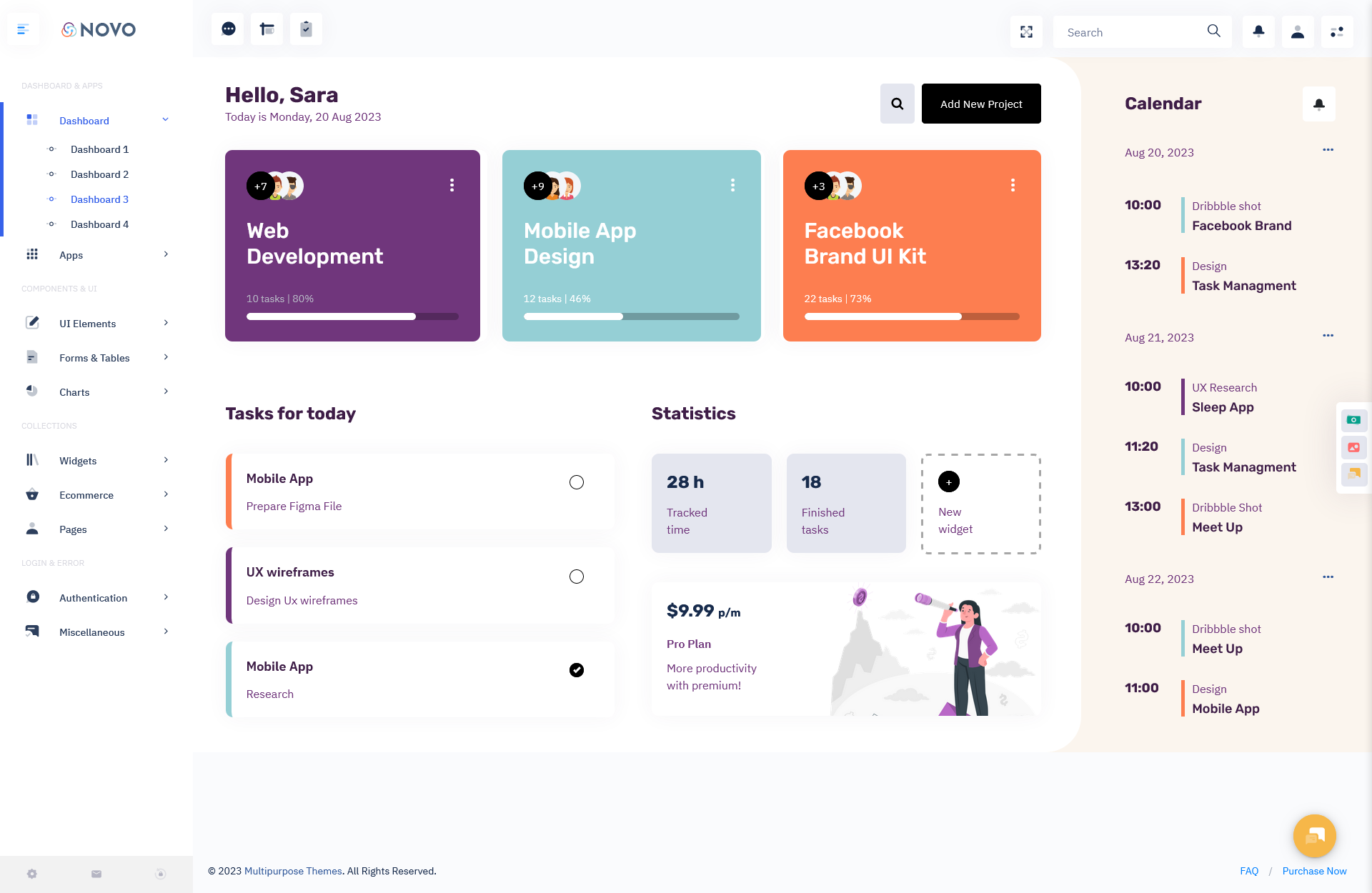 Dashboard Template