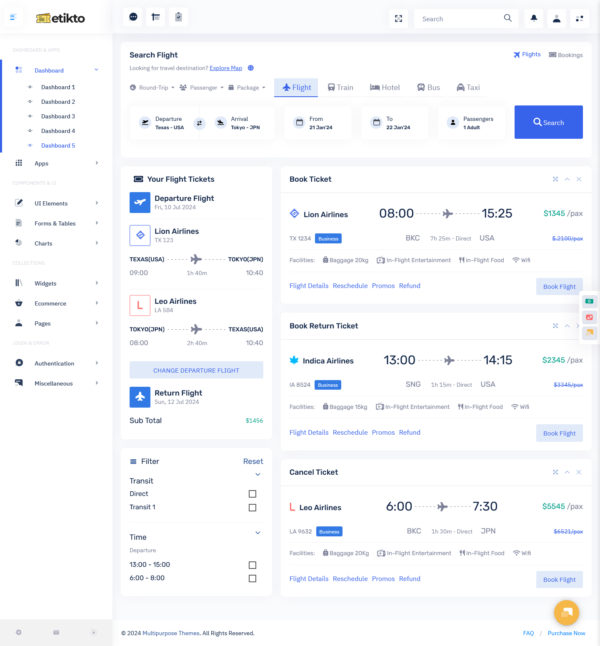 Chat bot software UI framework with Bootstrap 5 web apps