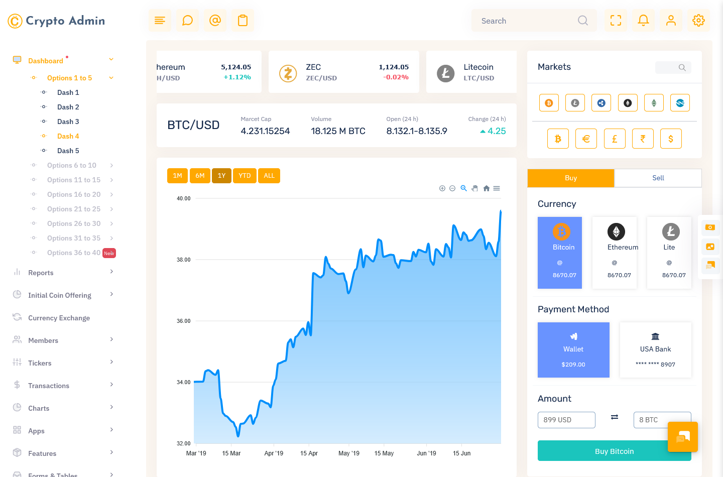Crypto Trading Dashboard