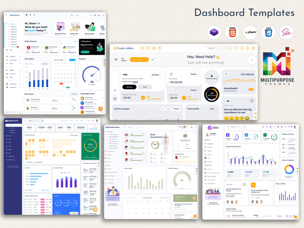 Looking for the best dashboard templates? Check out our top picks for 2025, including Crypto, CRM, Hospital, Warehouse, and Education dashboards.