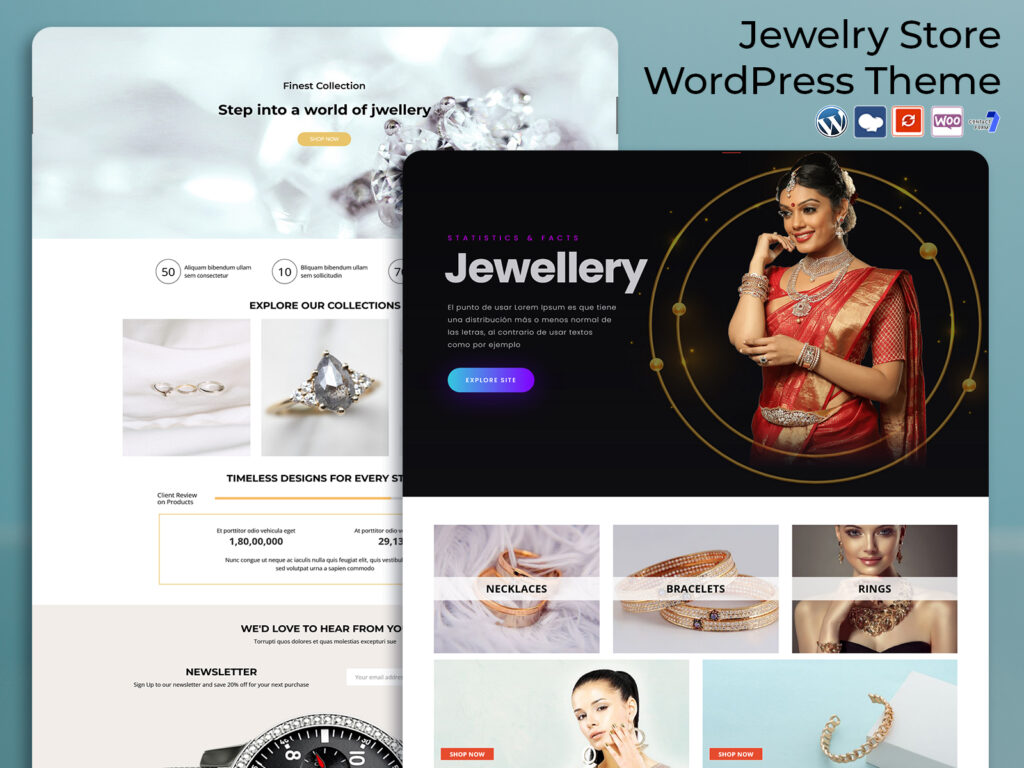 Jewellery WordPress theme