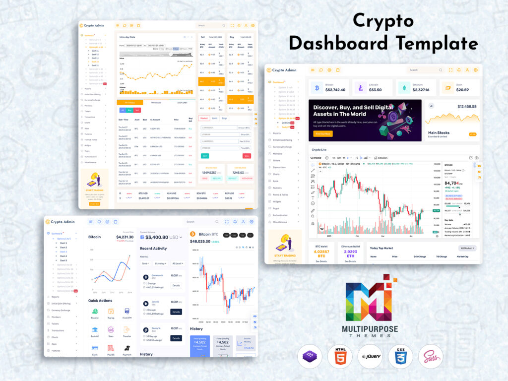 Crypto Dashboard Template