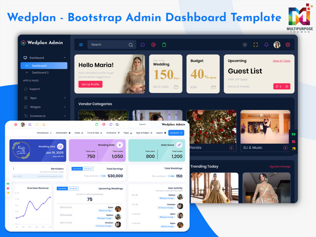 Wedding Planner Dashboard