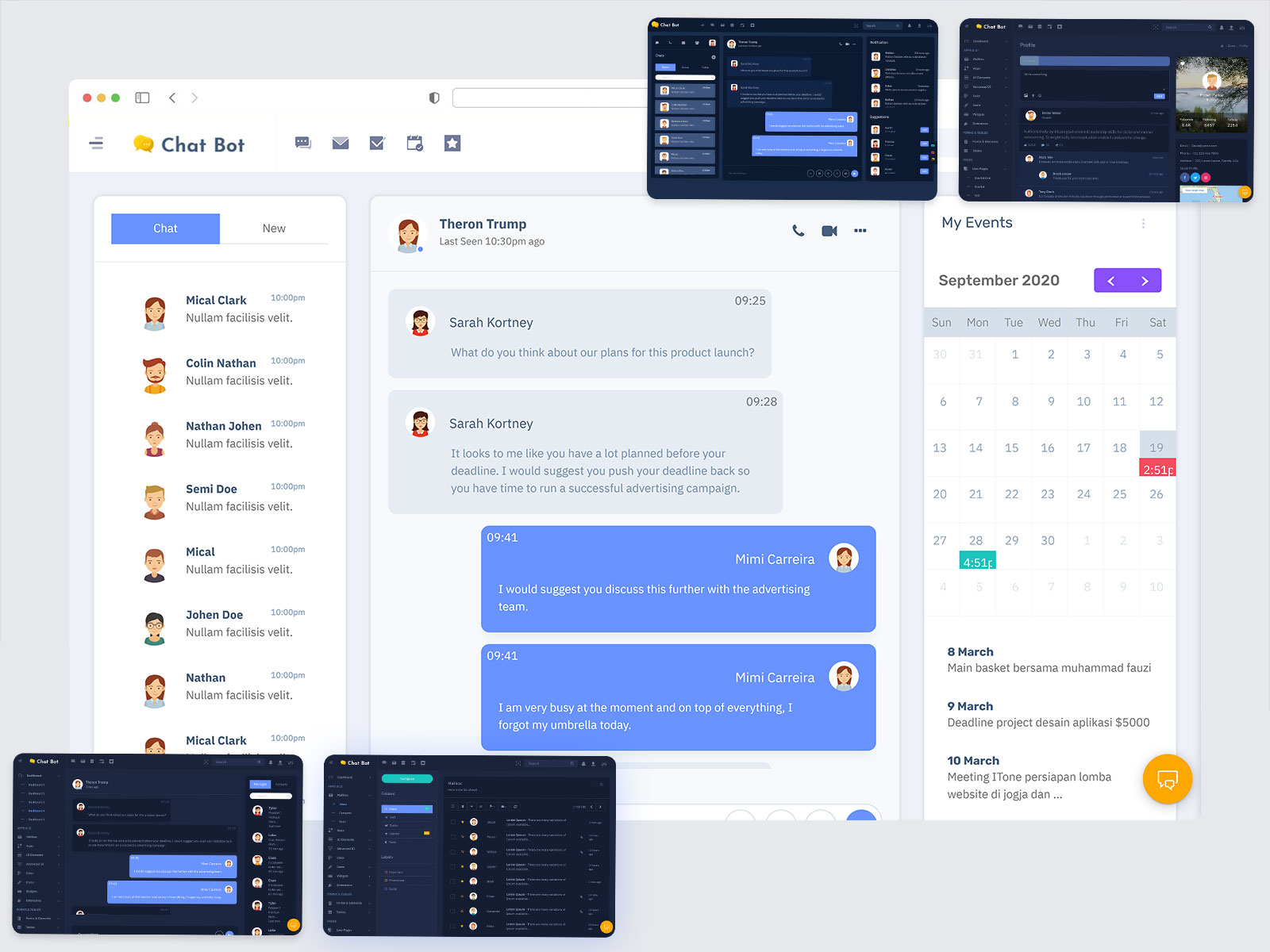 Chat Application Dashboard