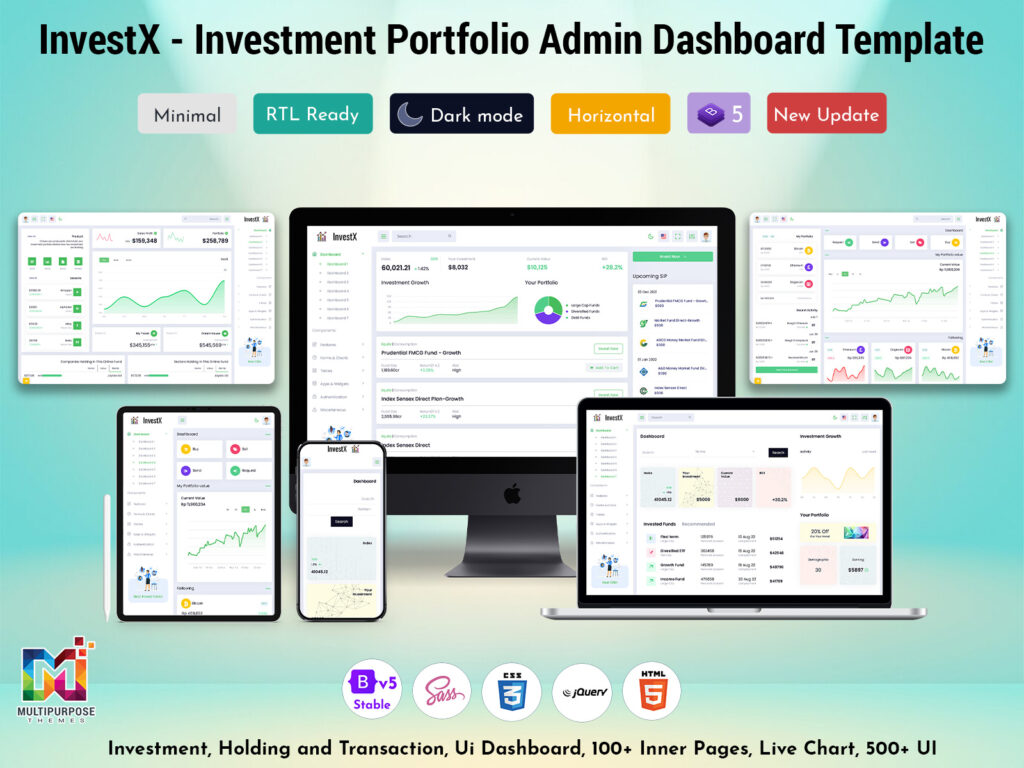 Investment Bootstrap Admin Template