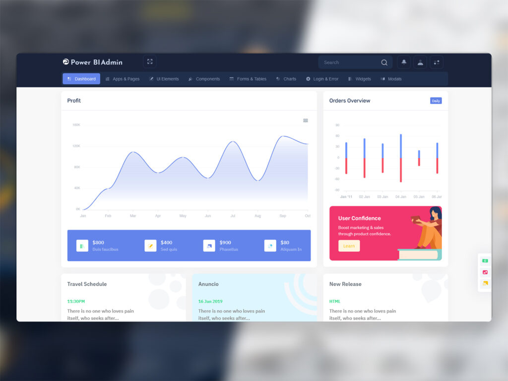 Admin Template