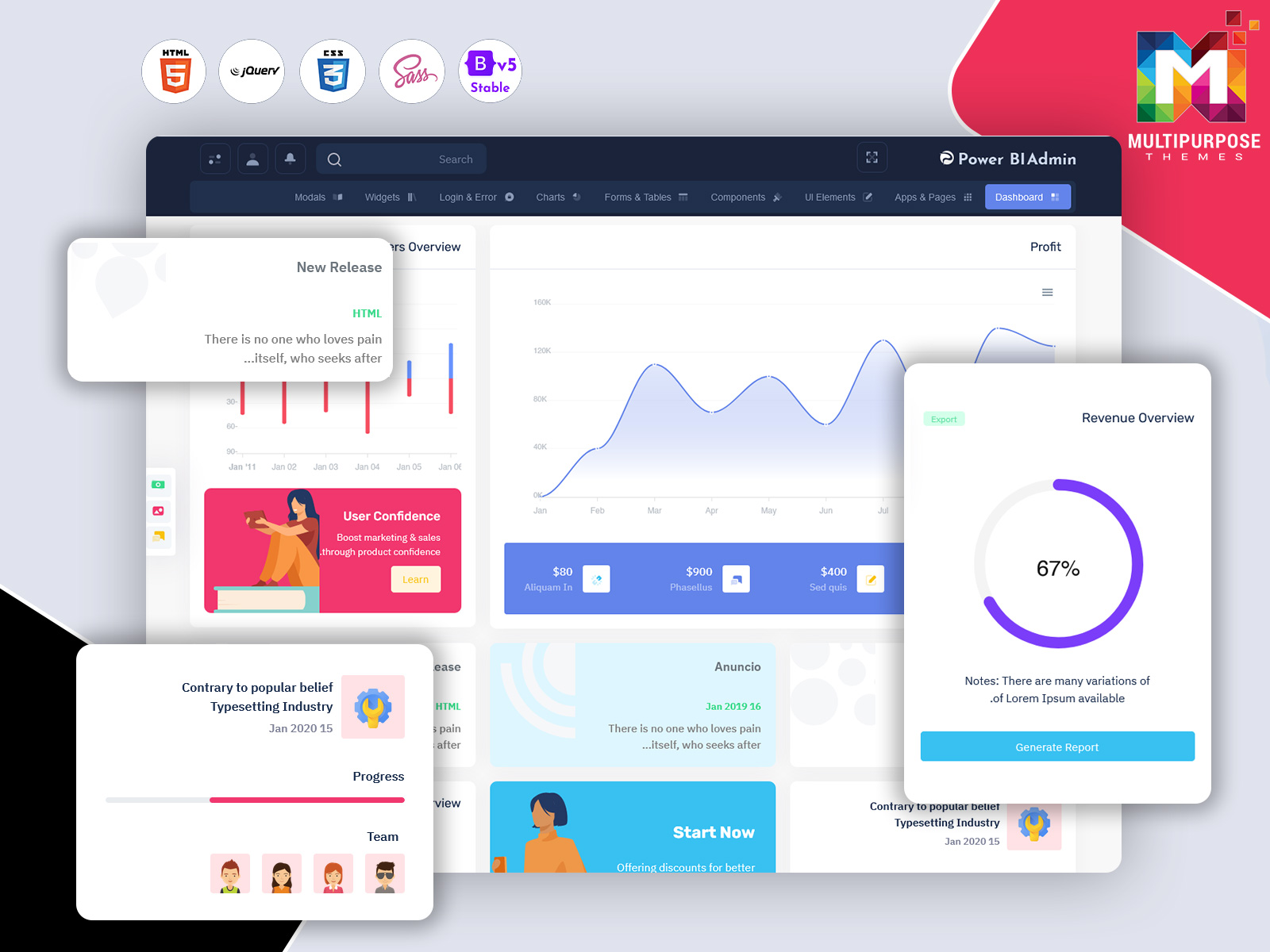 Admin Template