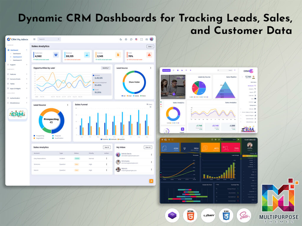 CRM Dashboard Template
