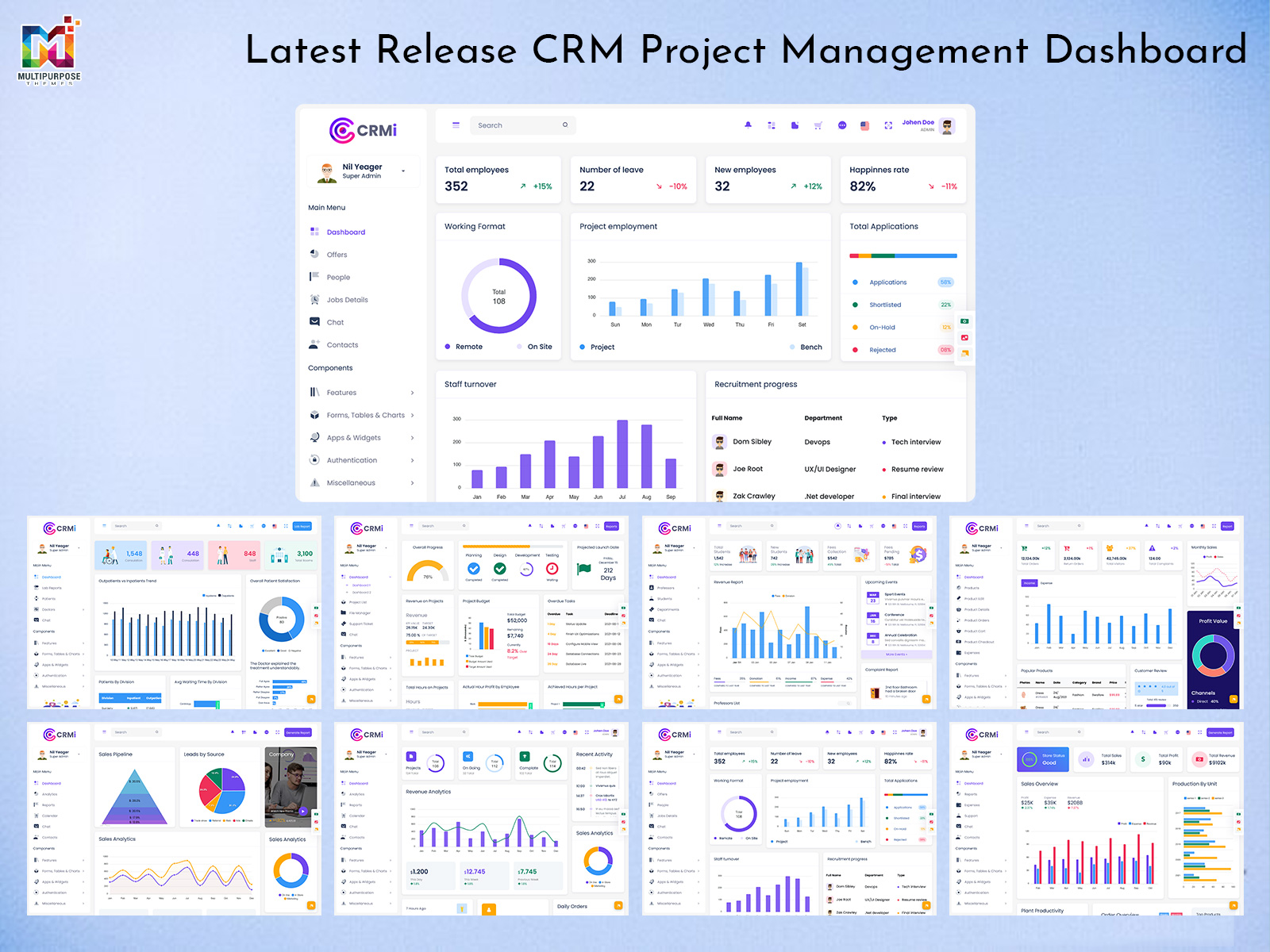 CRM Dashboard
