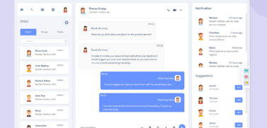 Chat Application Dashboard