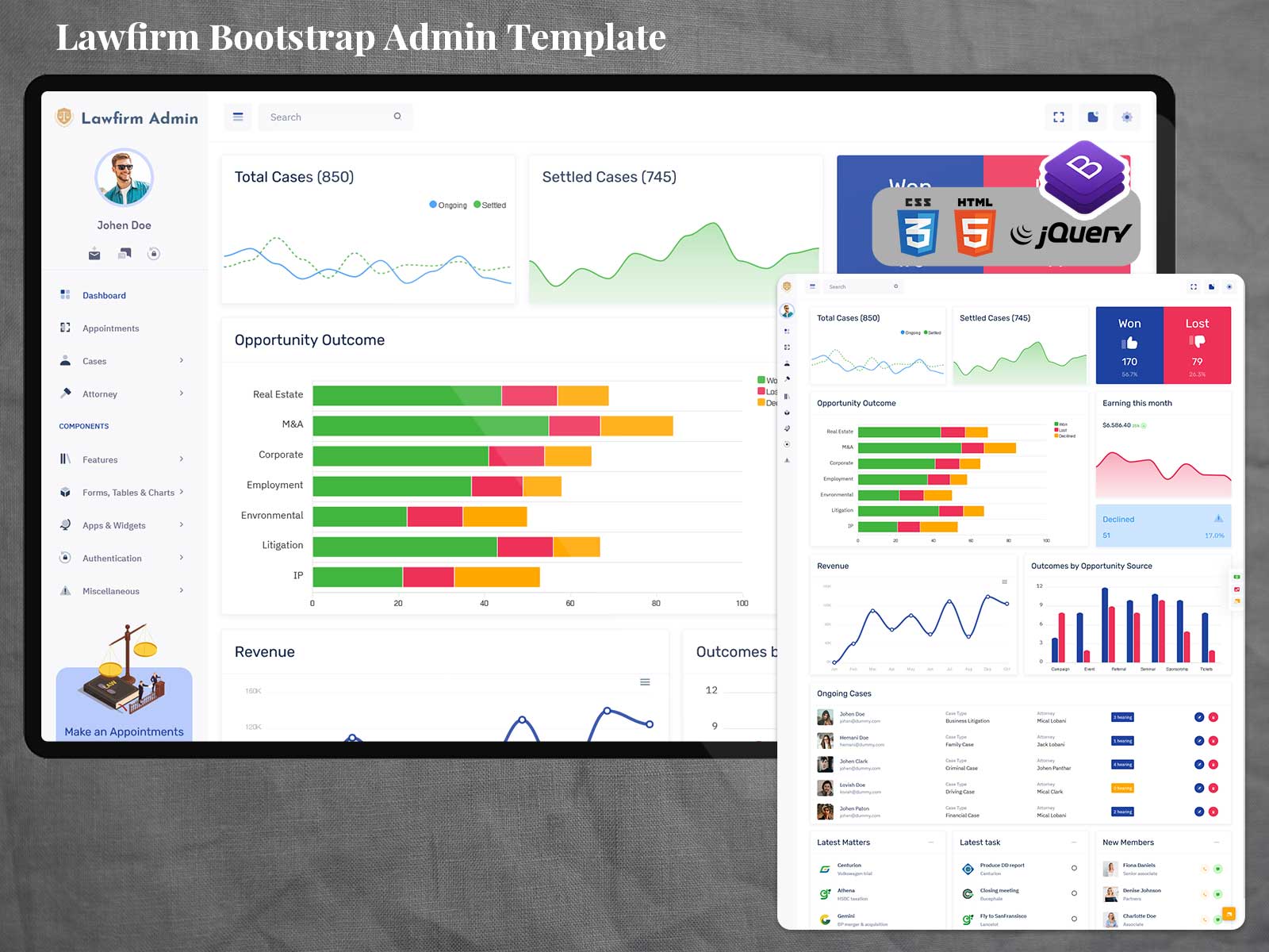Law Firm Dashboard