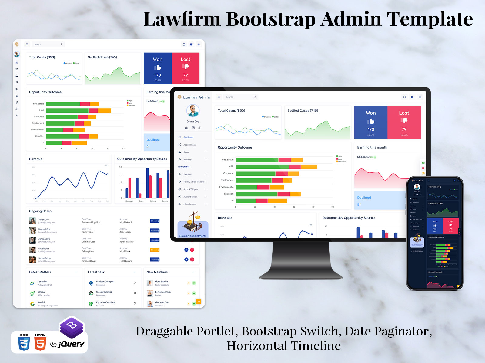 Law Firm Dashboard