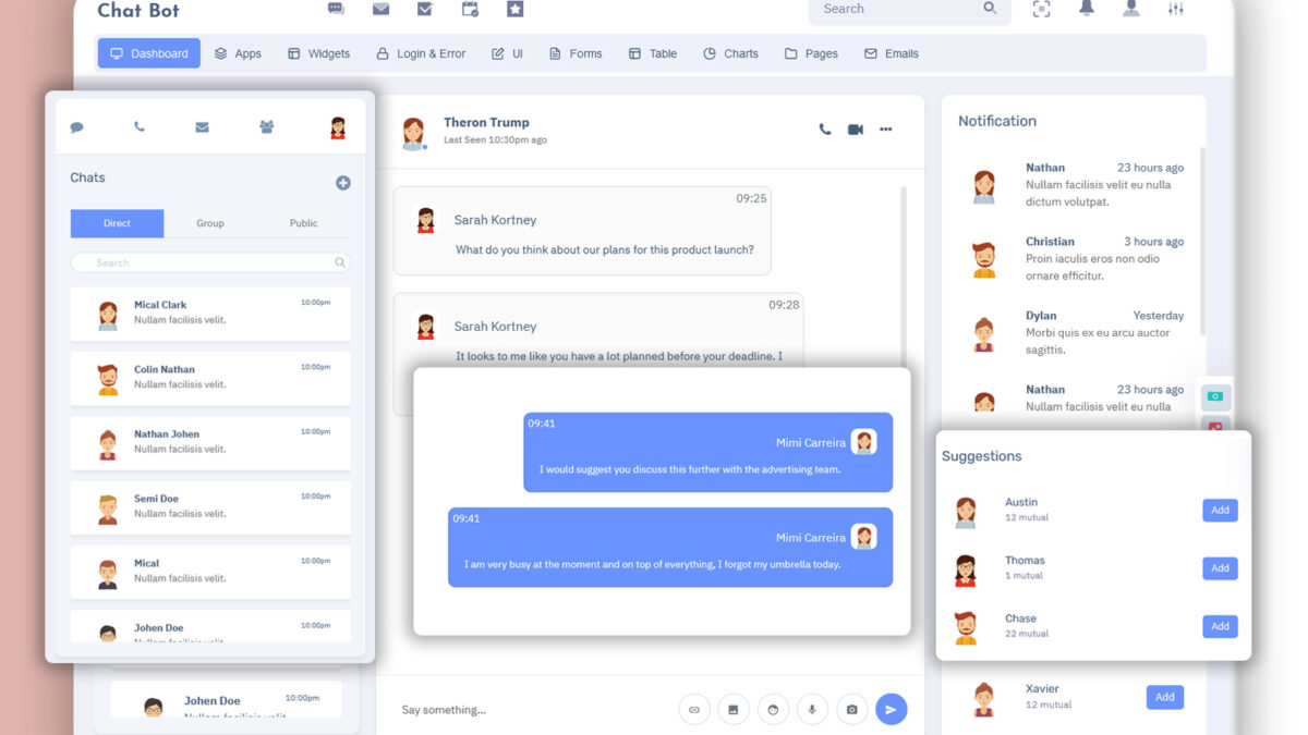 Chatbot Admin Interface