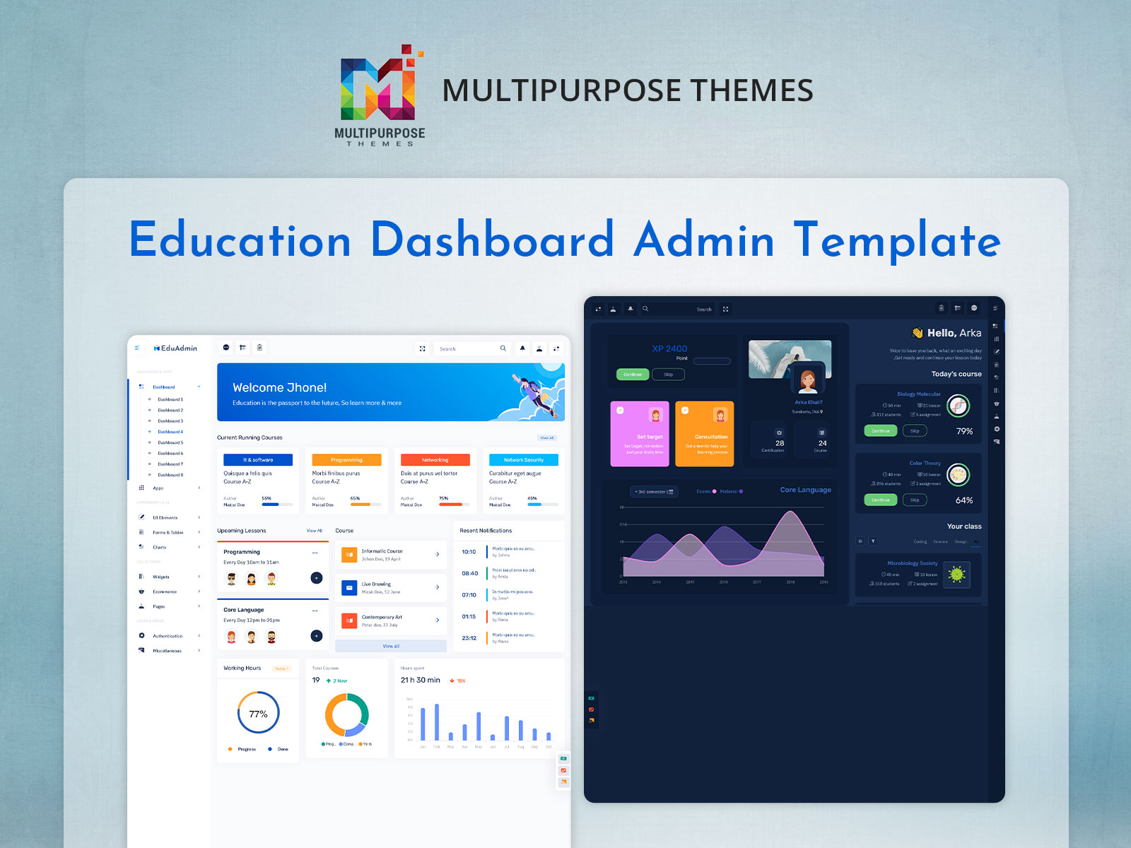 Online Classes Dashboard