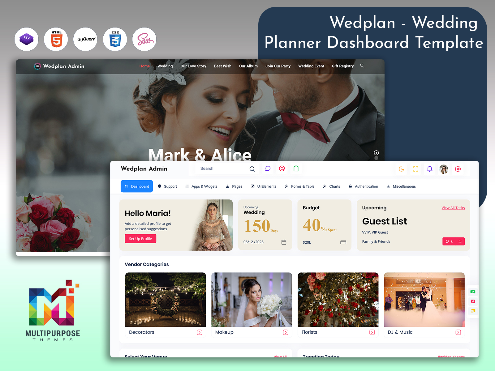 Wedding Event Dashboard