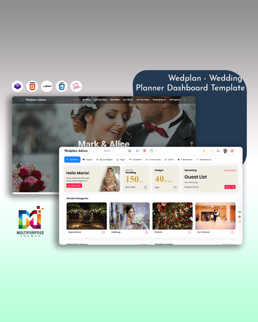 Wedding Planner Dashboard
