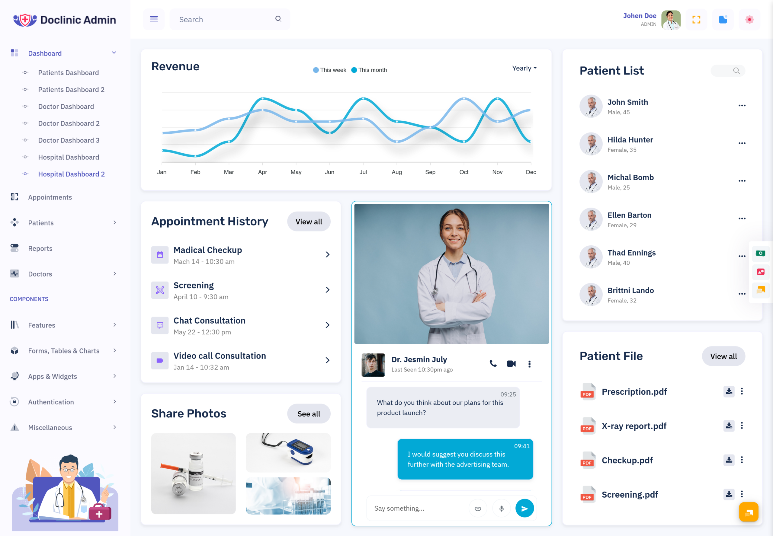 Medical Dashboard