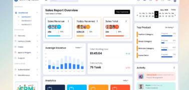 CRM AdminTemplates Dashboard