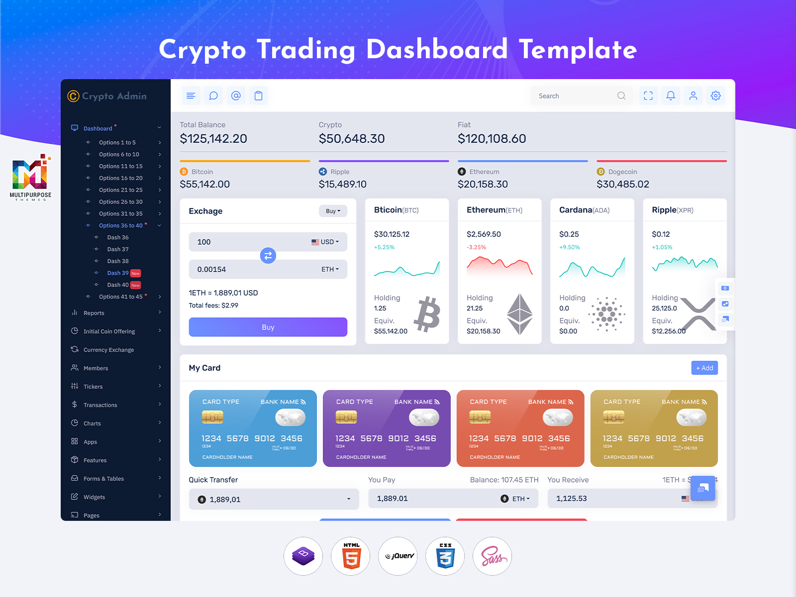 Cryptocurrency Dashboard