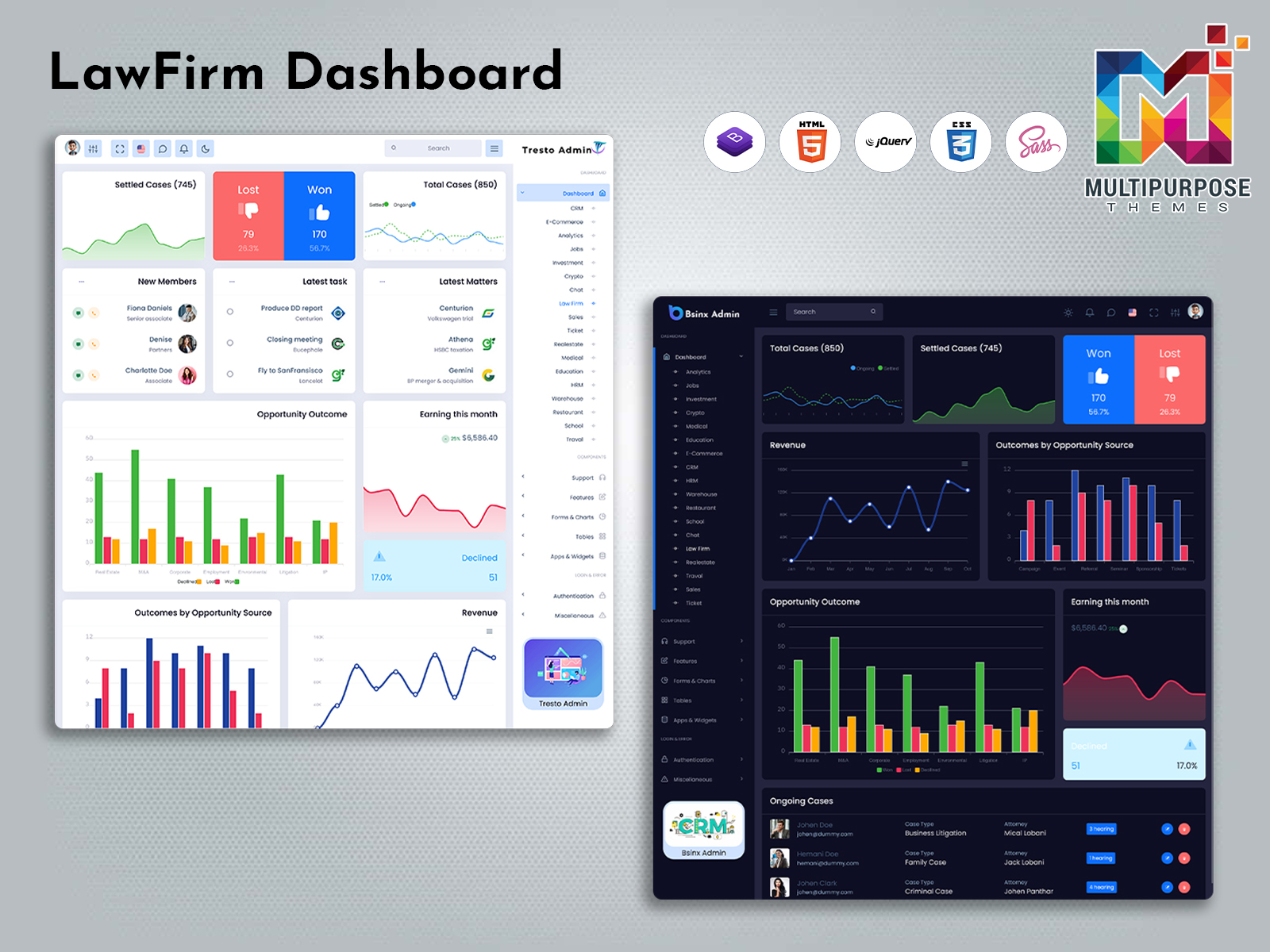 Law Firm Dashboard