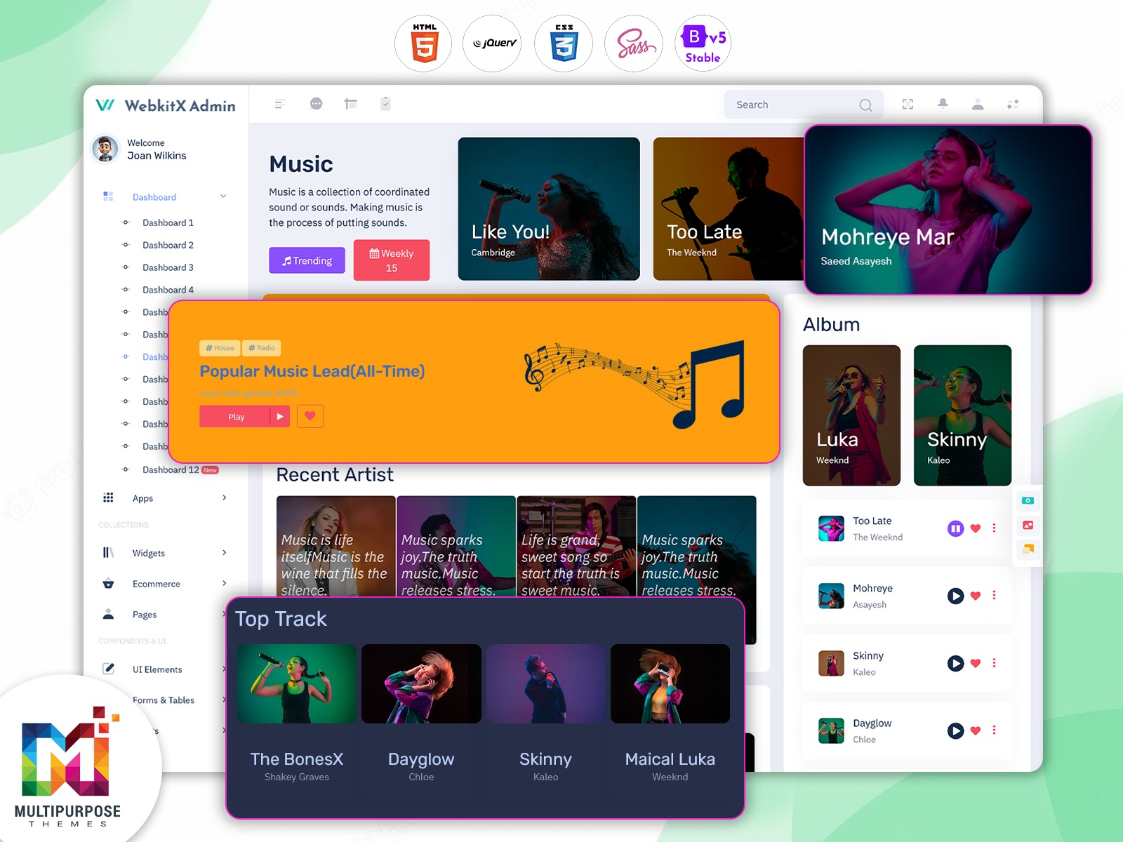 Music Dashboard