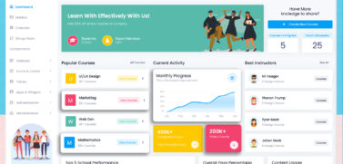 Education Admin Dashboard Template