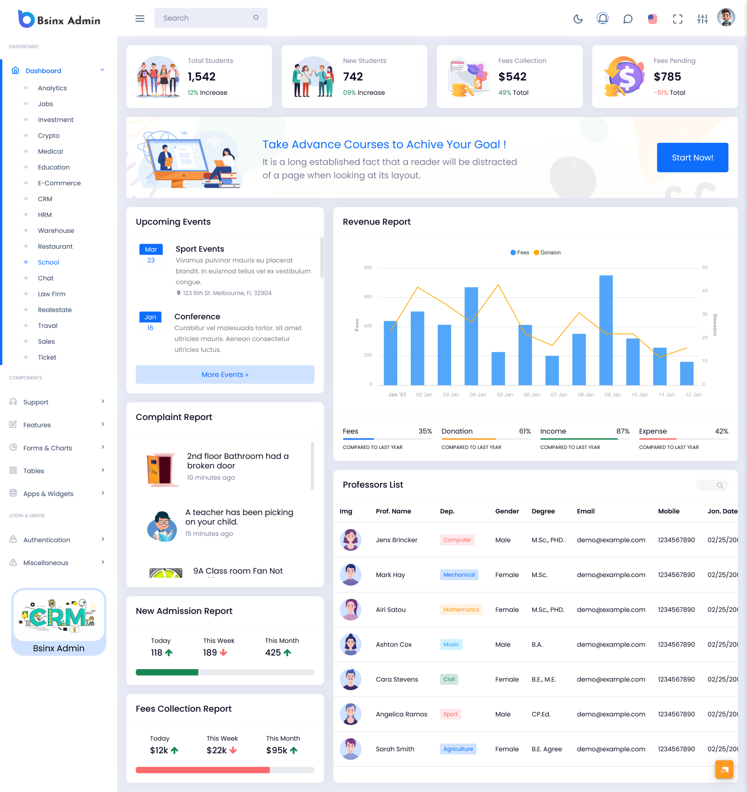 School Dashboard
