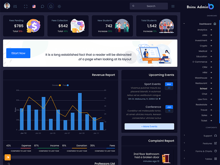 School Dashboard