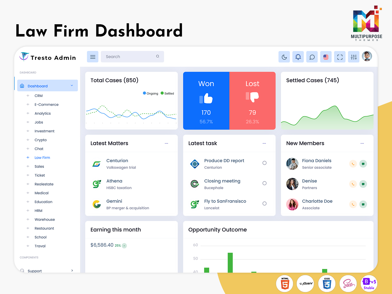 Law Firm Dashboard