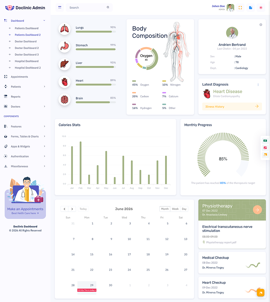 Medical Dashboard