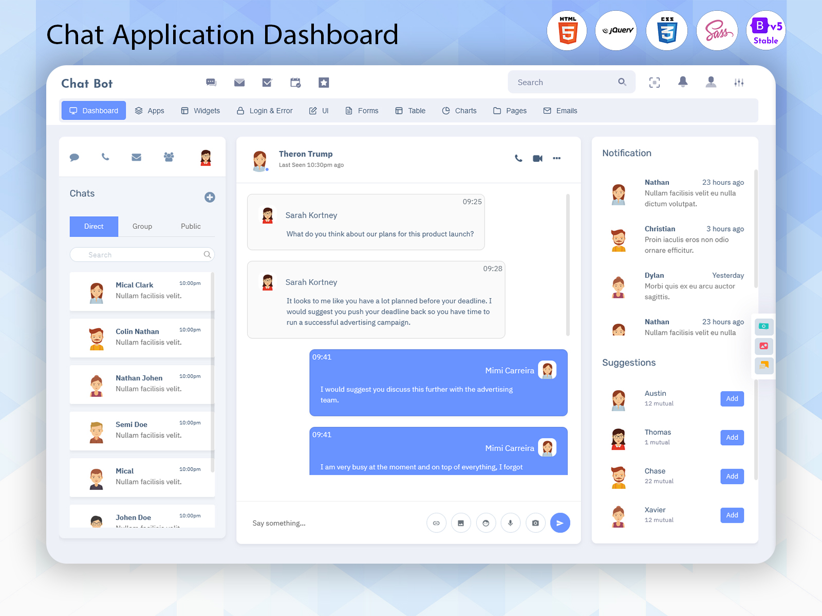 Chatbot Dashboard
