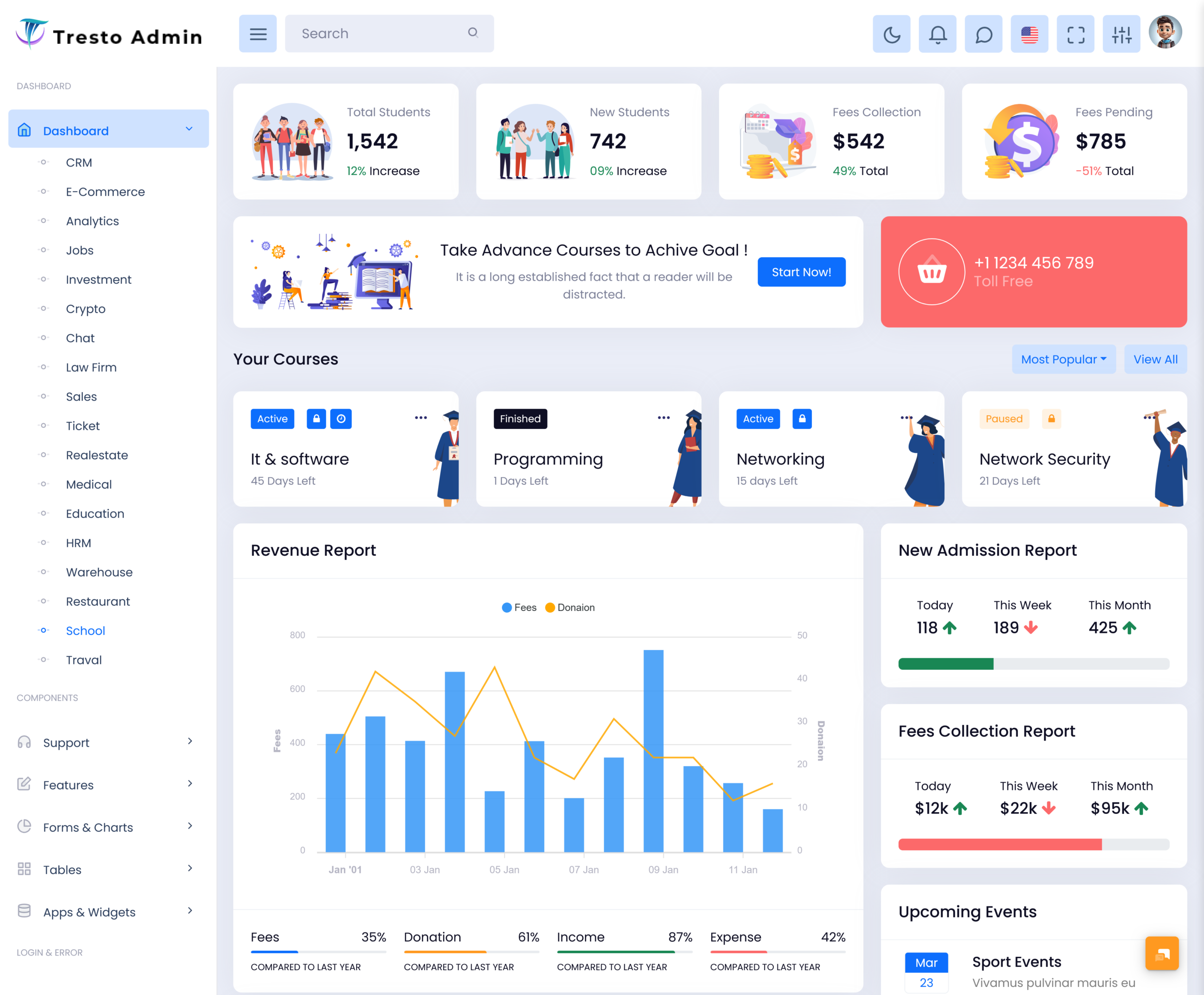 school dashboard