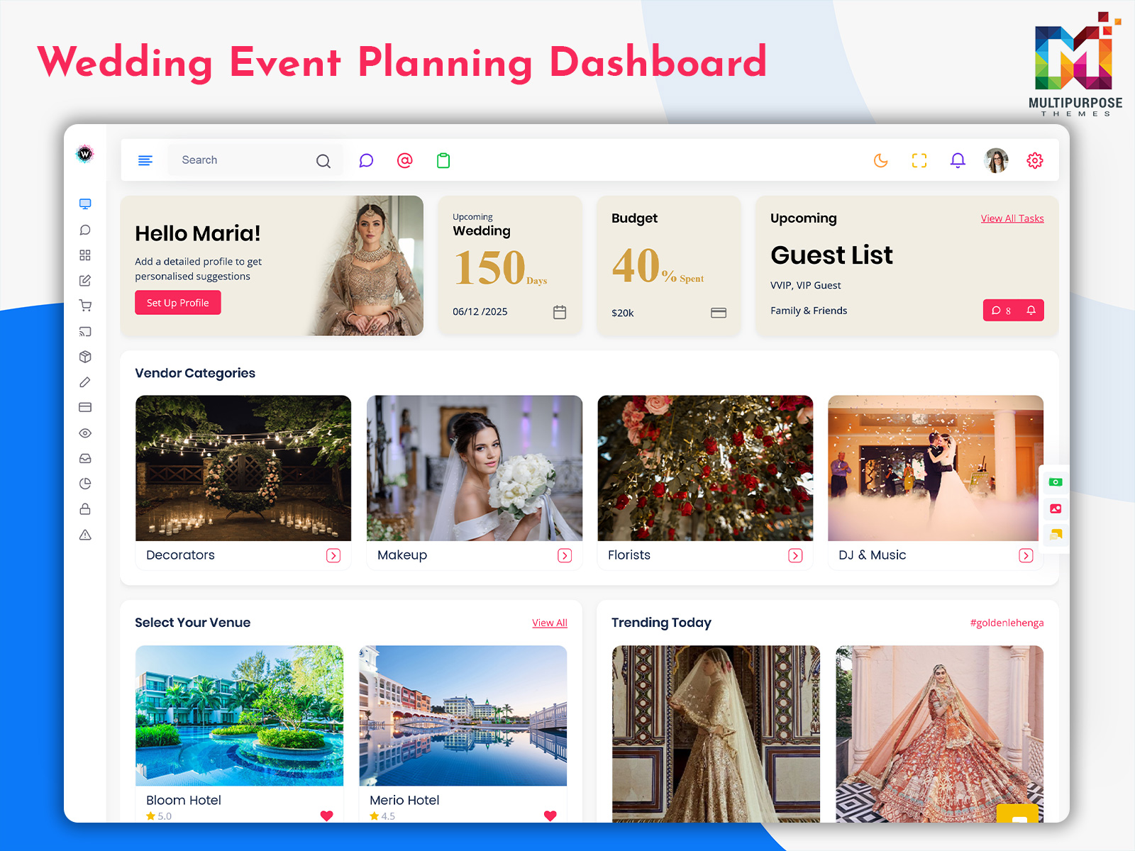 Wedding Dashboard