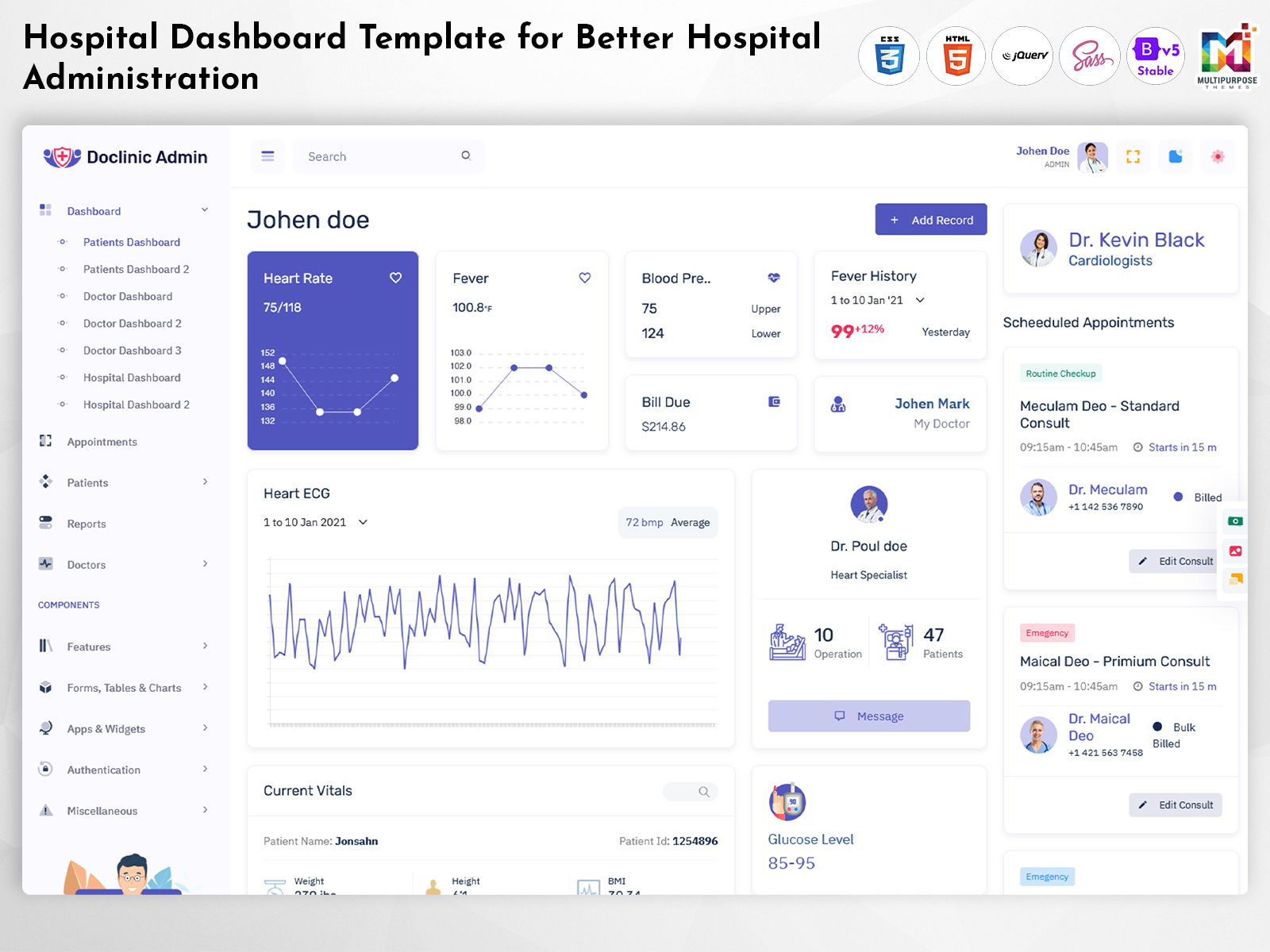 Hospital Dashboard